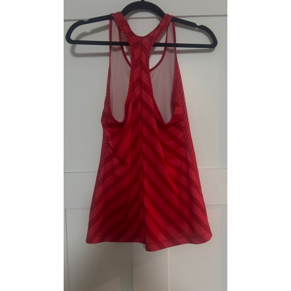 Nike Dri-FIT Red Striped Racerback Tank Top – Size Small - Picture 2 of 3